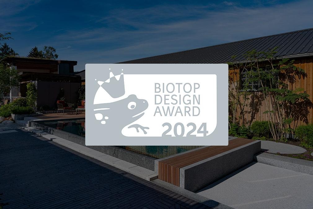 BIOTOP natuurzwembad Design Award winnaar 2024 Schleitzer