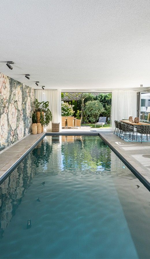 Leesfragment Indoorpool Biotop Binnenzwembad Leesfragment uit het project Binnenzwembad met sauna