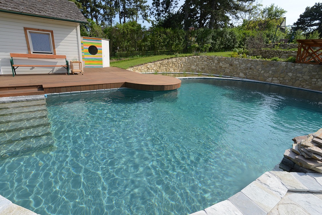 Living Pool with Diving Platform